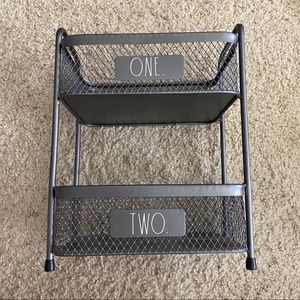 ONE. TWO. Rae Dunn wire shelf